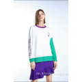 LADIES SWEATSHIRT MIT KONTRASTDETAILS